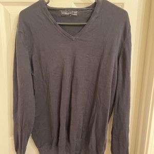 Zara men’s black pull over / light sweater